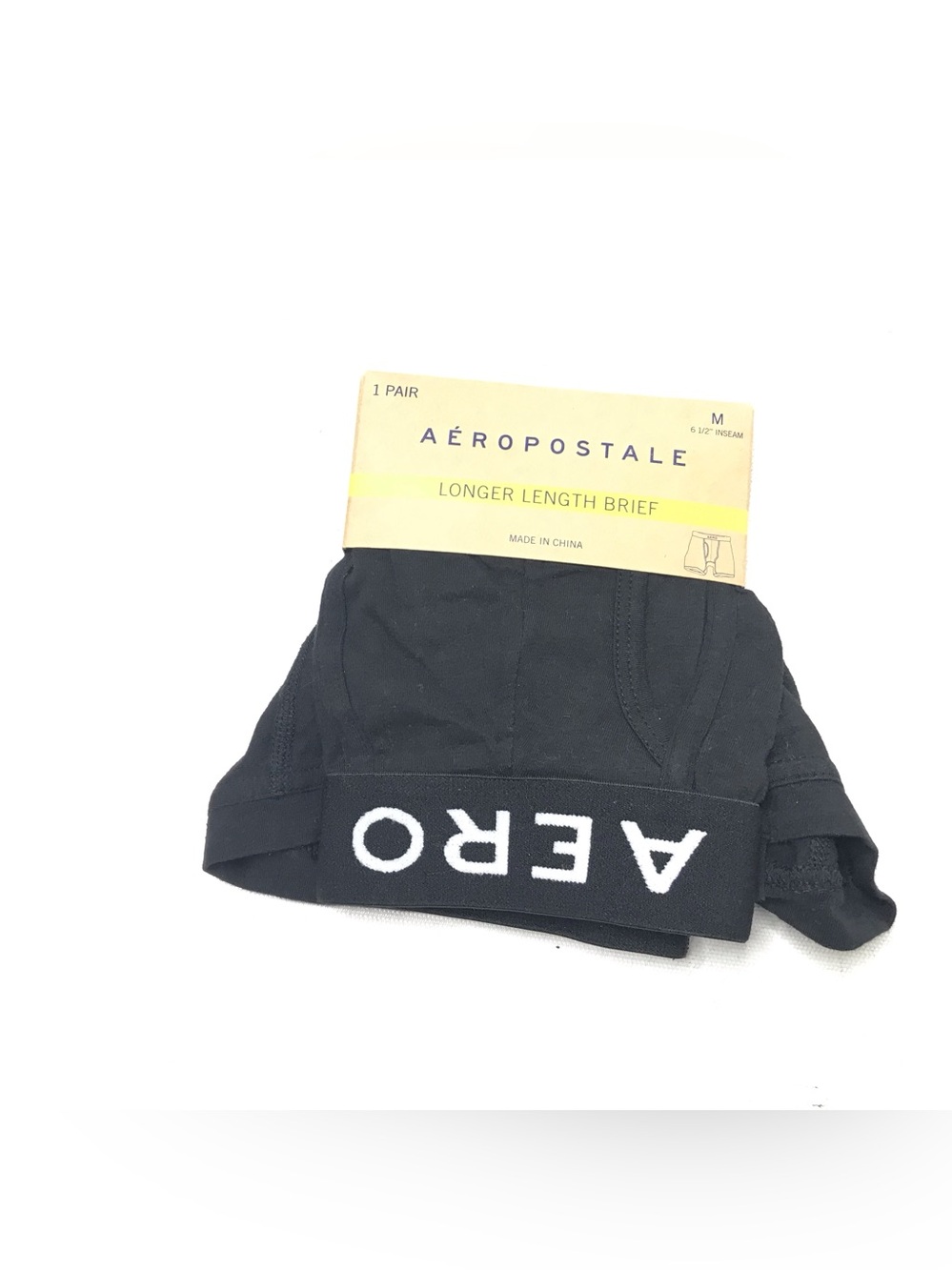 Aeropostale Knit Longer Length Boxer Brief Mens M 6.5 Inseam Stretch Underwear